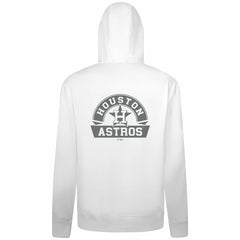 Houston Astros Levelwear Podium Chenille Logo Full-Zip Hoodie - White