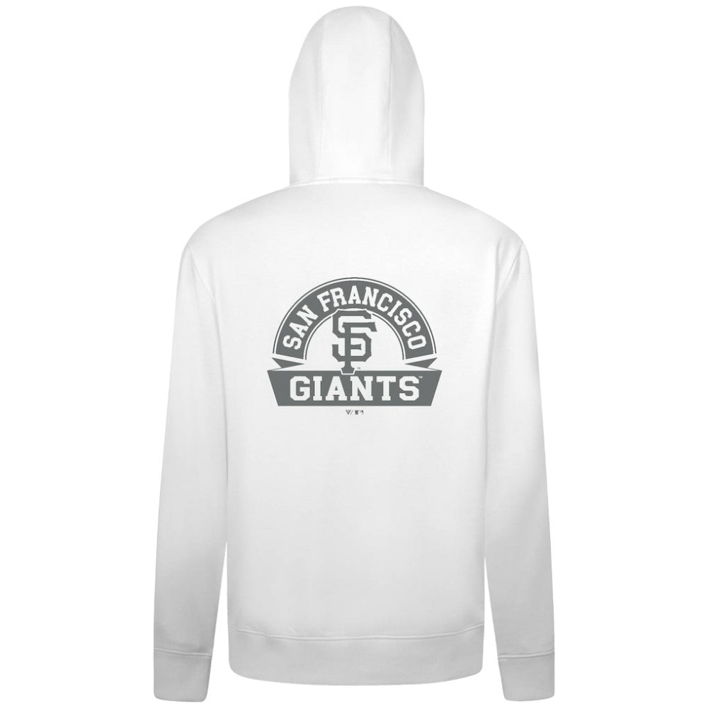 San Francisco Giants Levelwear Podium Banner Arch Full-Zip Hoodie - White