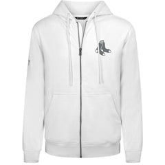 Boston Red Sox Levelwear Podium Banner Arch Full-Zip Hoodie - White
