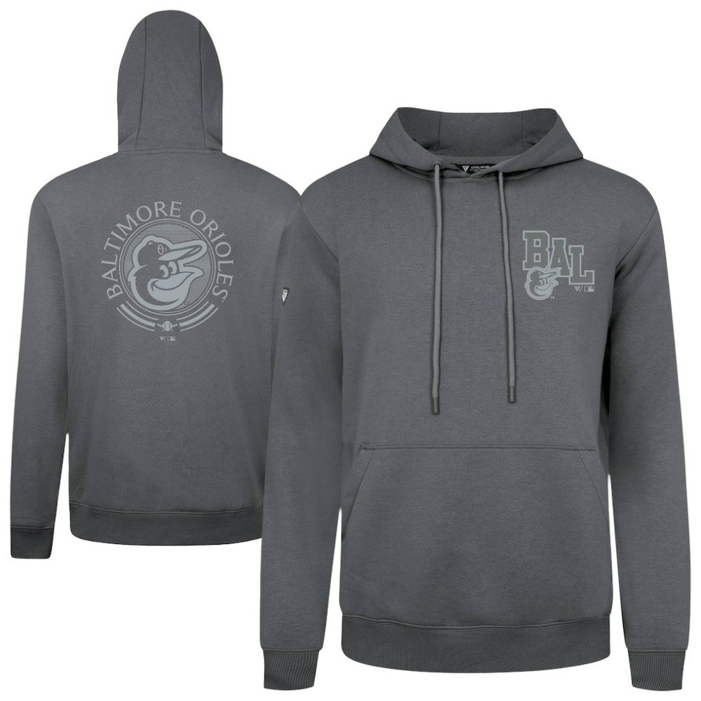 Baltimore Orioles Levelwear Podium Valiant Hoodie - Gray