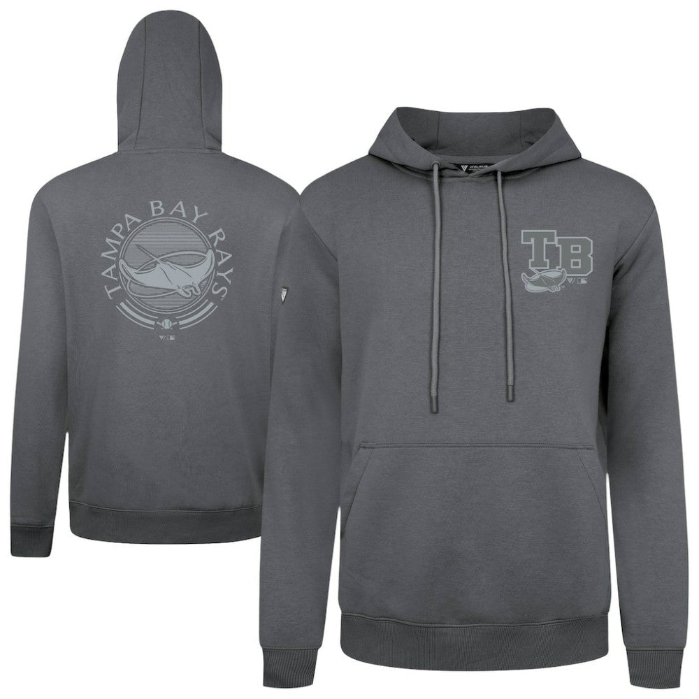 Tampa Bay Rays Levelwear Podium Valiant Hoodie - Gray