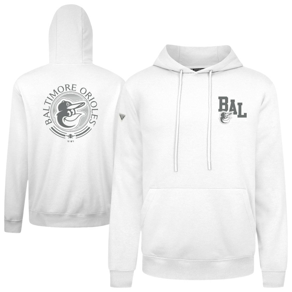 Baltimore Orioles Levelwear Podium Grain Hoodie - White