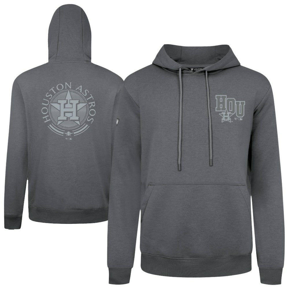 Houston Astros Levelwear Podium Grain Hoodie - Gray