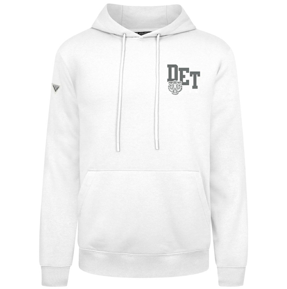 Detroit Tigers Levelwear Podium Grain Hoodie - White