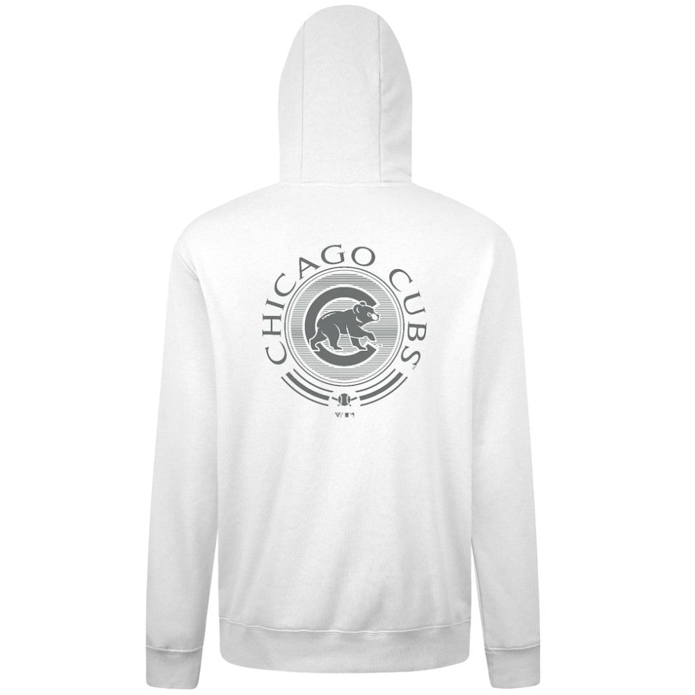 Chicago Cubs Levelwear Podium Grain Hoodie - White
