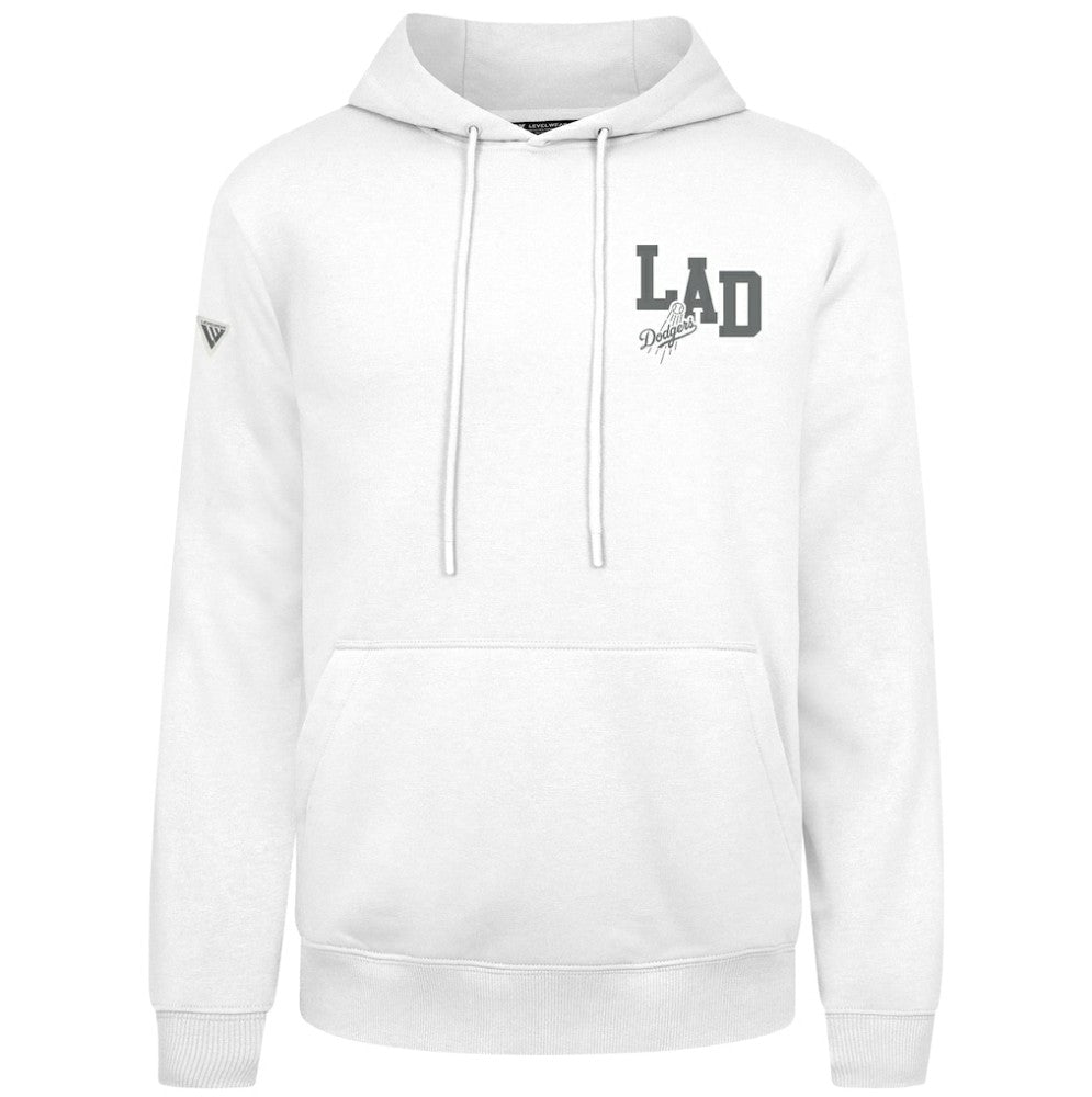 Los Angeles Dodgers Levelwear Podium Grain Hoodie - White