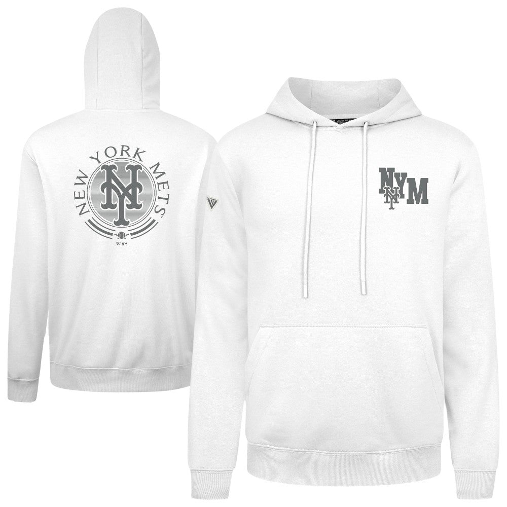 New York Mets Levelwear Podium Grain Hoodie - White