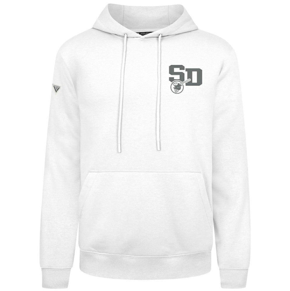 San Diego Padres Levelwear Podium Grain Hoodie - White