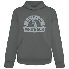 Chicago White Sox Levelwear Luxe Signature Banner Arch Tri-Blend Hoodie - Gray