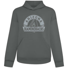 Arizona Diamondbacks Levelwear Luxe Signature Banner Arch Tri-Blend Hoodie - Gray