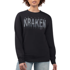 Seattle Kraken G-III 4Her by Carl Banks Women's Metallic Drop Printed Fleece Sweatshirt