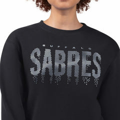 Buffalo Sabres G-III 4Her by Carl Banks Women's Metallic Drop Printed Fleece Sweatshirt