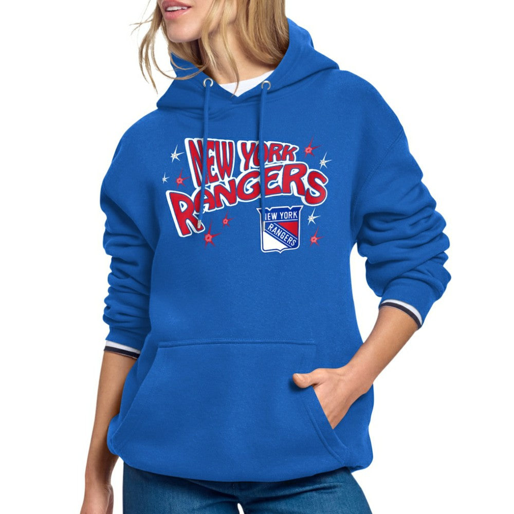 New York Rangers Starter Women's Fireworks Fleece Hoodie