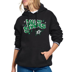 Dallas Stars Starter Women's Fireworks Fleece Hoodie