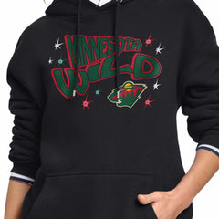 Minnesota Wild Starter Women's Fireworks Fleece Hoodie