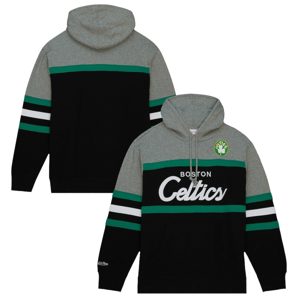 Boston Celtics Head Coach Hoodie - Black/Gray | Mitchell & Ness on sale