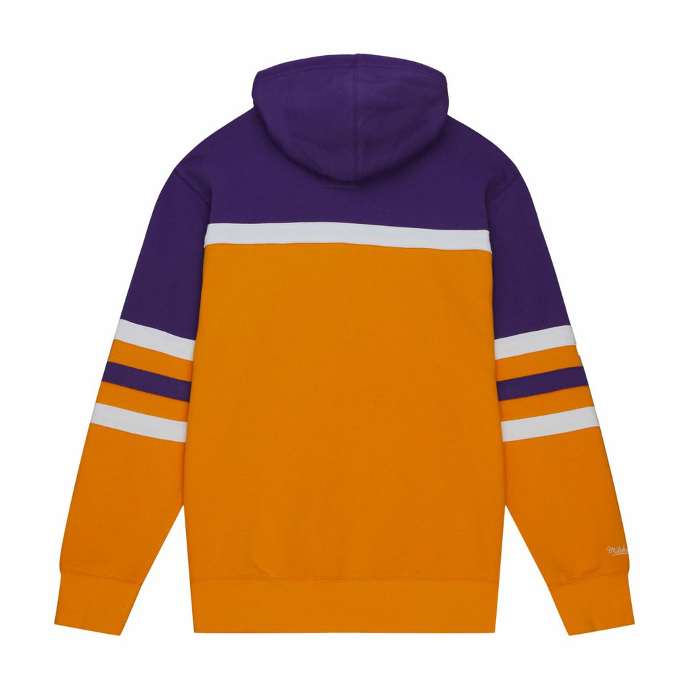 Los Angeles Lakers Head Coach Hoodie - Gold/Purple | Mitchell & Ness on sale