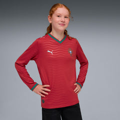 Portugal National Team Youth 2026 Home Replica Long Sleeve Jersey / Soccer On sale