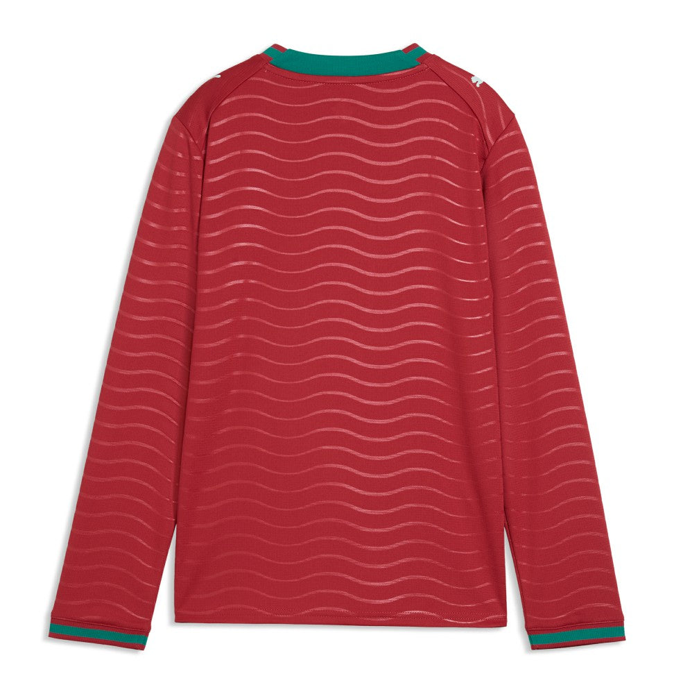 Portugal National Team Youth 2026 Home Replica Long Sleeve Jersey / Soccer On sale