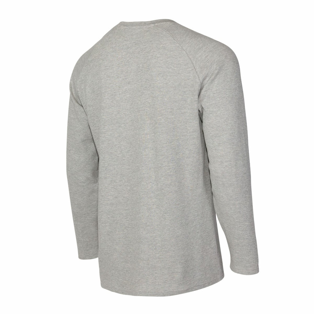 Los Angeles Lakers Concepts Sport Hawthorn Thermal Knit Long Sleeve Henley T-Shirt - Gray outlet