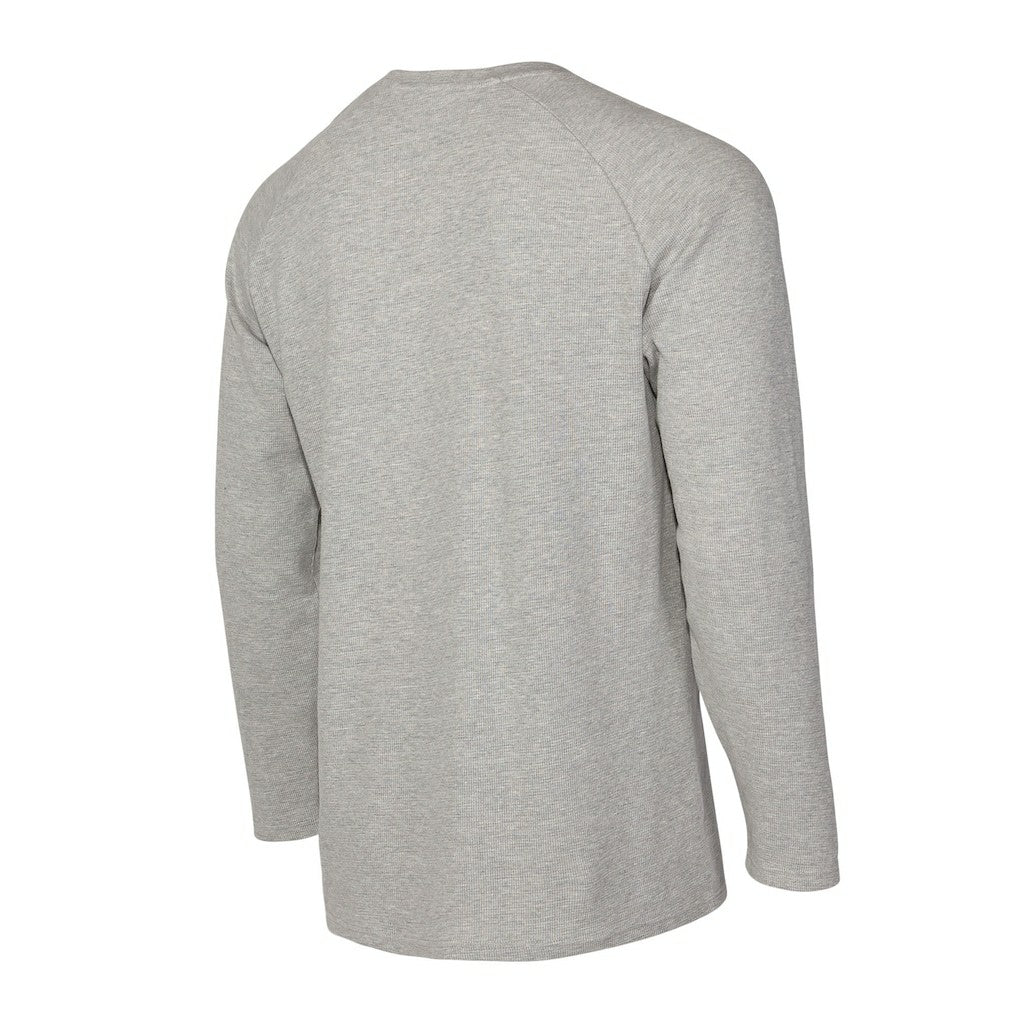 Denver Nuggets Concepts Sport Hawthorn Thermal Knit Long Sleeve Henley T-Shirt sale - Gray sale