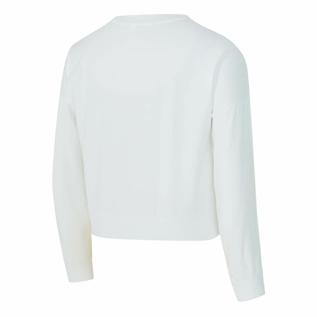 Golden State Warriors Concepts Sport Women's Laney Chenille Cropped Long Sleeve T-Shirt sale - White outlet