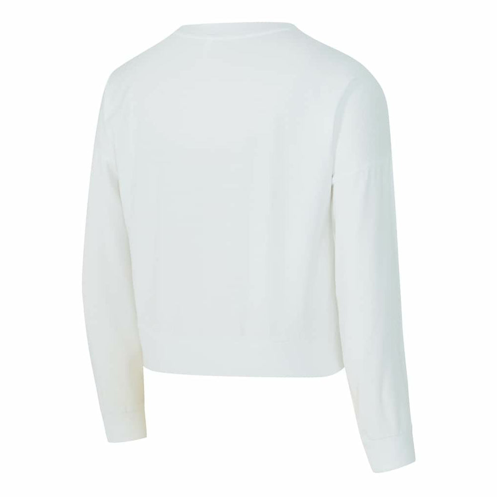 Cleveland Cavaliers Concepts Sport Women's Laney Chenille Cropped Long Sleeve T-Shirt sale - White outlet