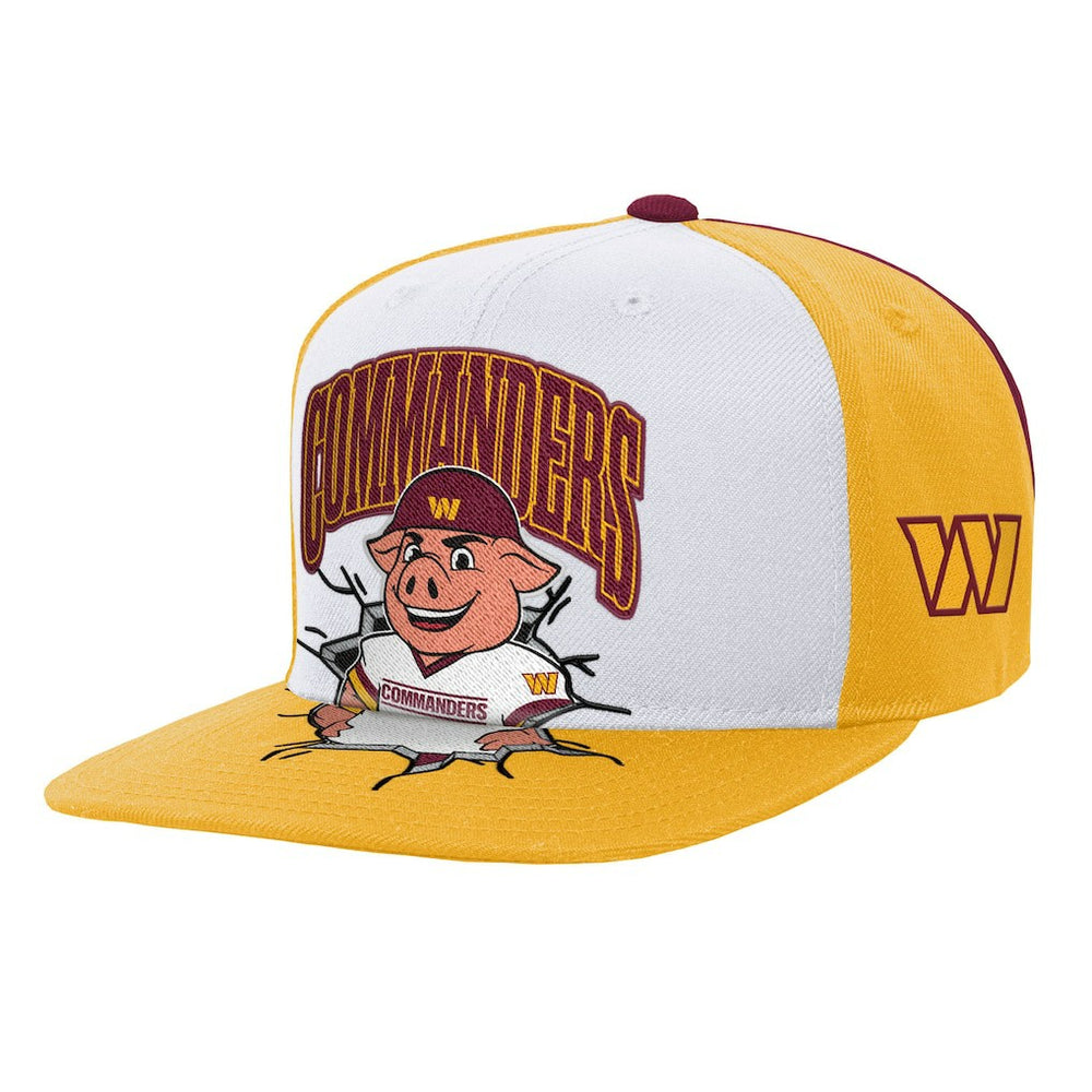 NFL Washington Commanders Youth Team Mascot Snapback Hat