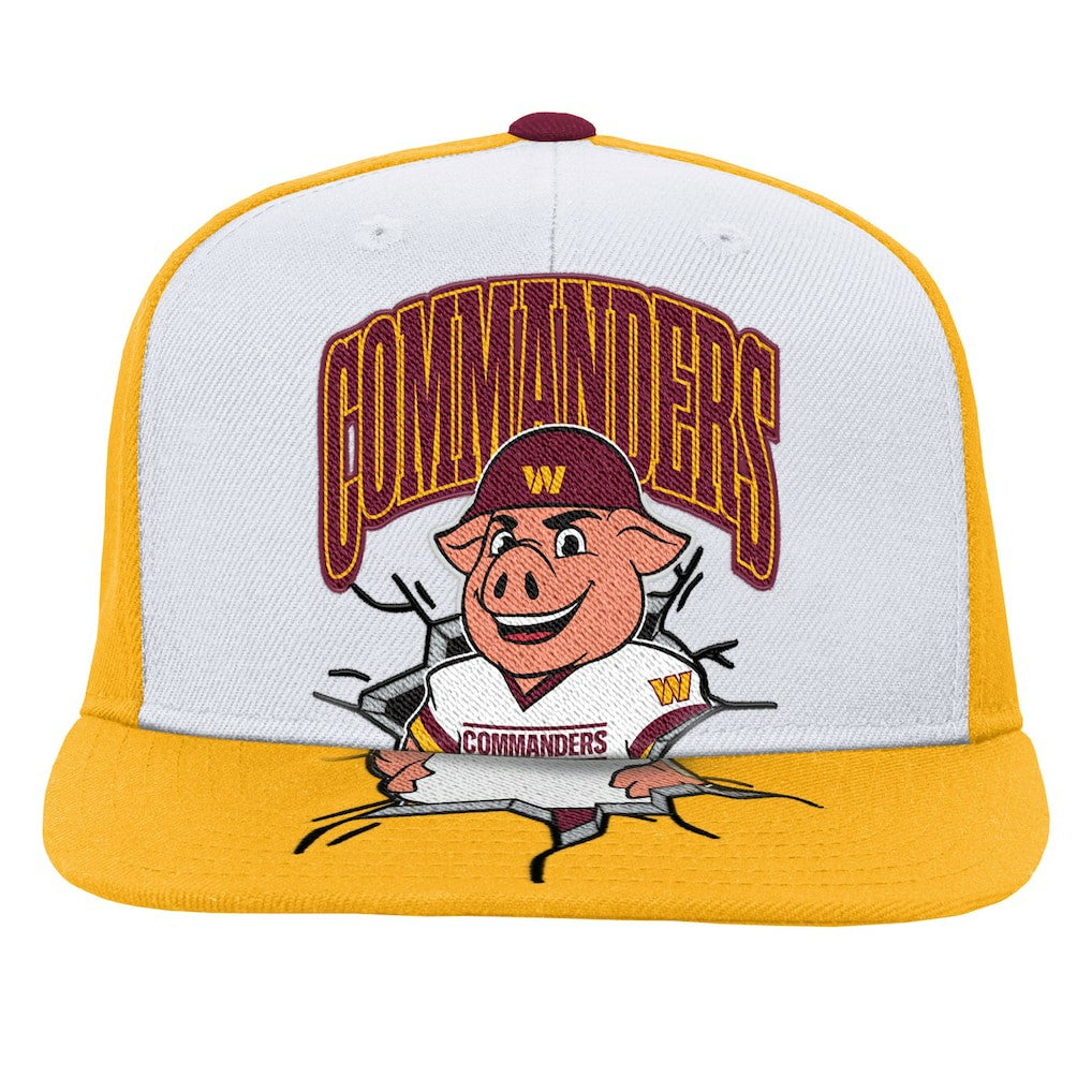 NFL Washington Commanders Youth Team Mascot Snapback Hat