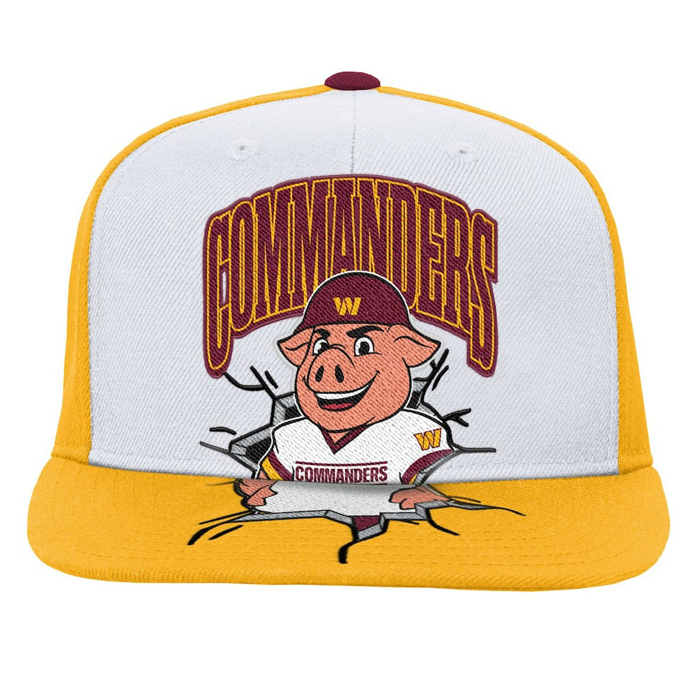 NFL Washington Commanders Youth Team Mascot Snapback Hat