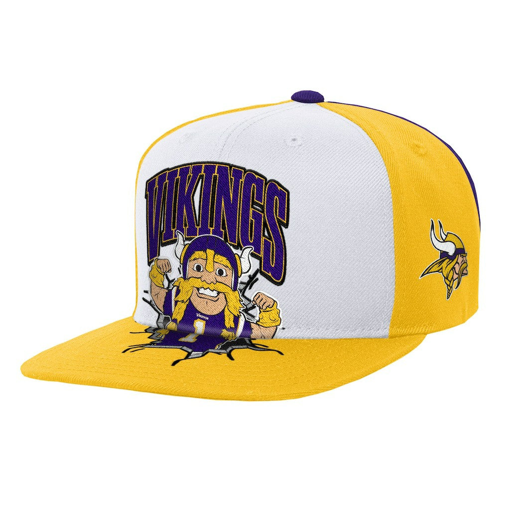 NFL Minnesota Vikings Youth Team Mascot Snapback Hat