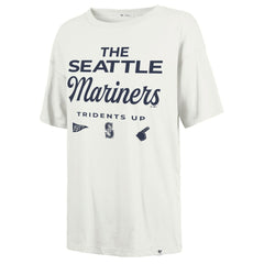 Seattle Mariners Women's Show Off Boyfriend T-Shirt - White | 47 brand