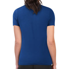St. Louis Blues G-III 4Her by Carl Banks Women's Super-Slim Lightweight Pinstripe Circle Graphic T-Shirt