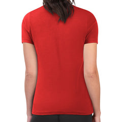Detroit Red Wings G-III 4Her by Carl Banks Women's Super-Slim Lightweight Pinstripe Circle Graphic T-Shirt
