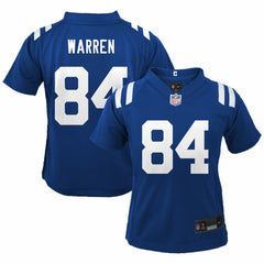 NFL Indianapolis Colts Tyler Warren  Preschool Team Game Jersey