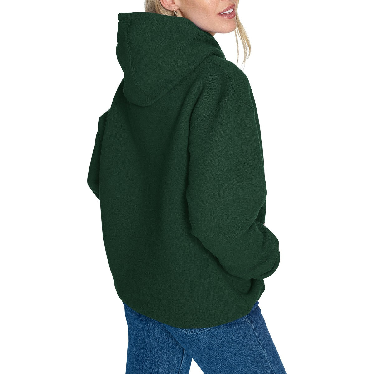 Milwaukee Bucks Starter Women's Arch Stripe Fleece Hoodie - Hunter Green discount
