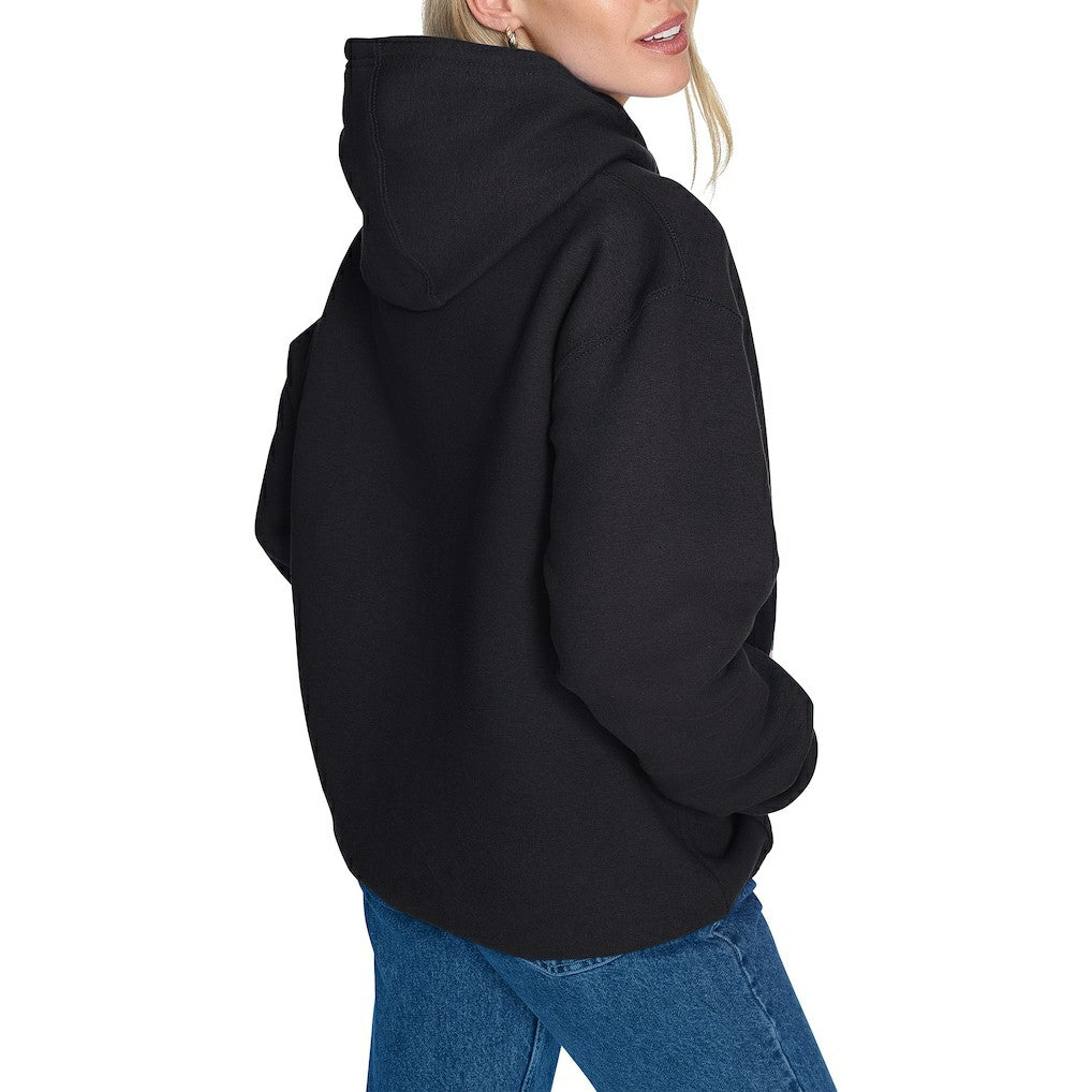 Brooklyn Nets Starter Women's Arch Stripe Fleece Hoodie - Black shop