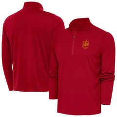 Spain National Team Antigua Statement Quarter-Zip Pullover / Soccer Online