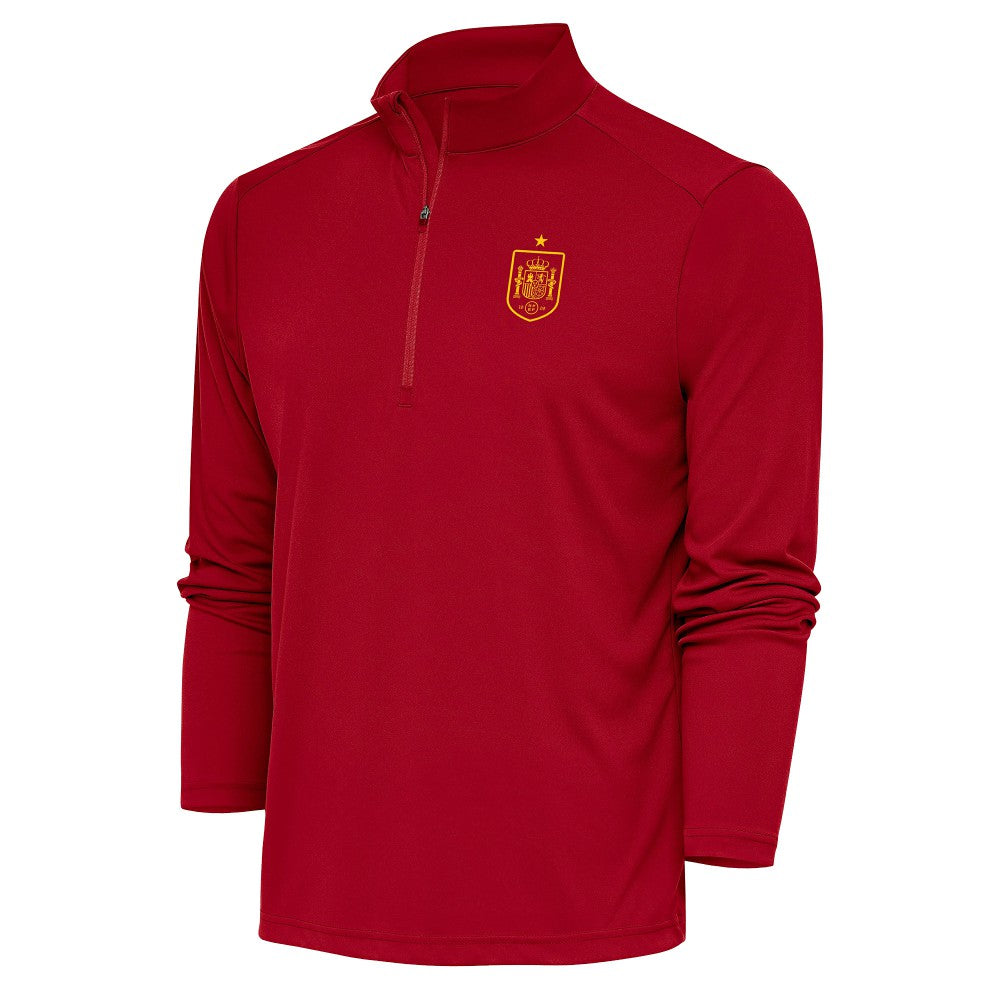 Spain National Team Antigua Statement Quarter-Zip Pullover / Soccer Online
