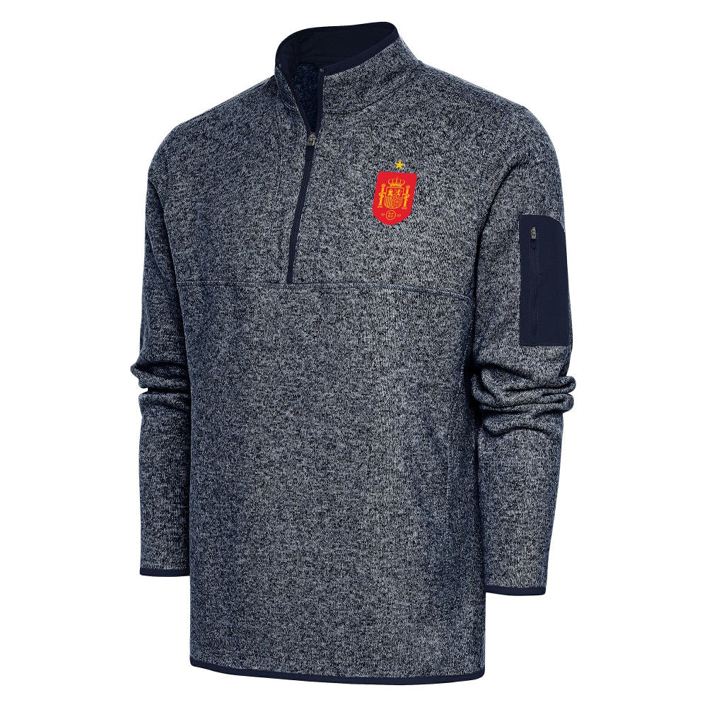 Spain National Team Antigua Elevate Quarter-Zip Pullover / Soccer For sale