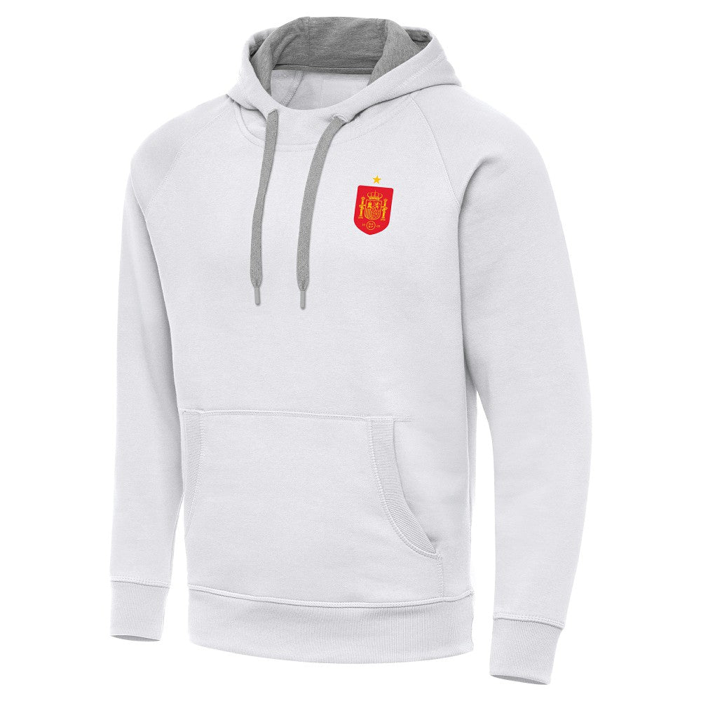 Spain National Team Antigua Takeover Fleece Raglan Hoodie / Soccer For sale
