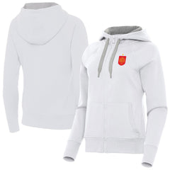 Spain National Team Antigua Women's Takeover Fleece Raglan Full-Zip Hoodie / Soccer Sale