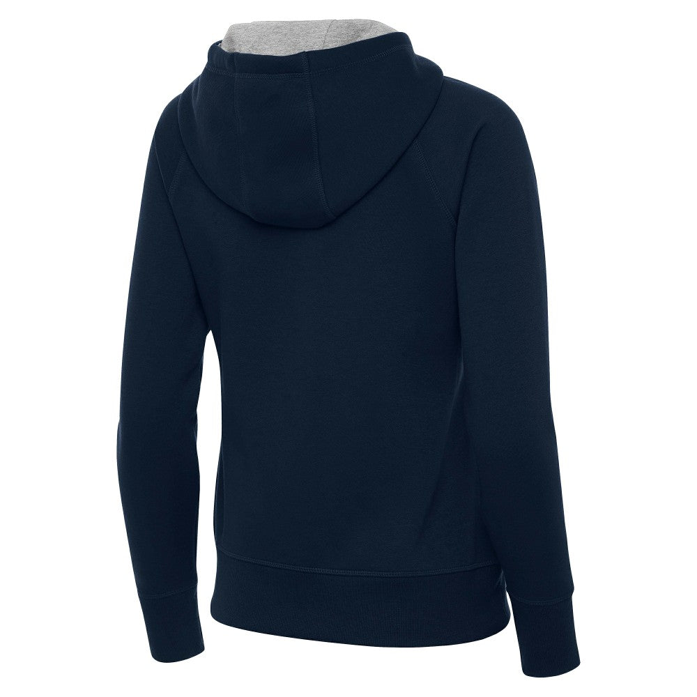 Spain National Team Antigua Women's Takeover Fleece Raglan Full-Zip Hoodie / Soccer Online