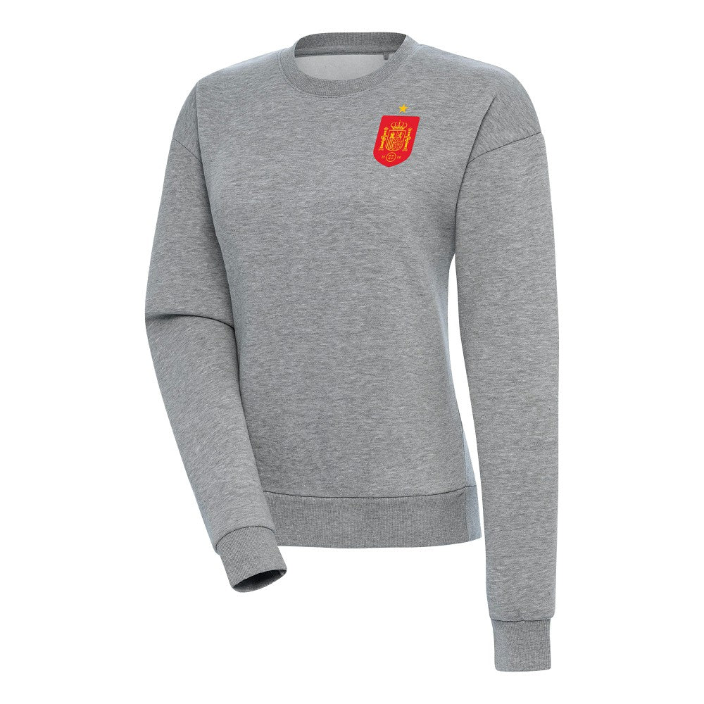 Spain National Team Antigua Women's Takeover Fleece Sweatshirt / Soccer Discount