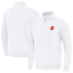 Spain National Team Antigua Landslide Quarter-Zip Pullover / Soccer Outlet