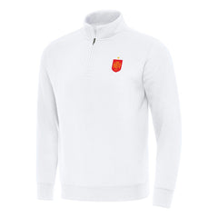 Spain National Team Antigua Landslide Quarter-Zip Pullover / Soccer Outlet