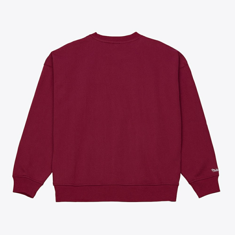 Philadelphia Phillies Women's Script Sweatshirt - Burgundy | Mitchell & Ness