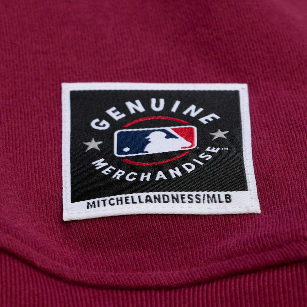 Philadelphia Phillies Women's Script Sweatshirt - Burgundy | Mitchell & Ness