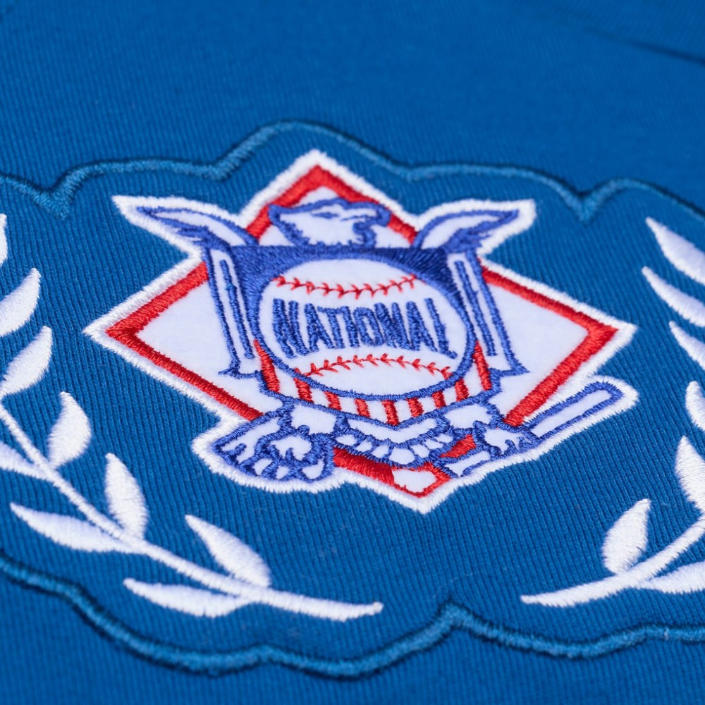 Los Angeles Dodgers Women's Pep Rally Cropped Boxy T-Shirt - Royal | Mitchell & Ness
