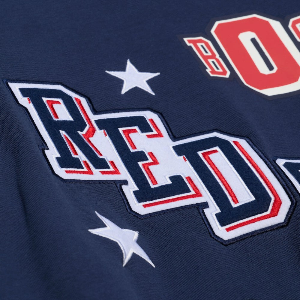 Boston Red Sox Women's Pep Rally Sweatshirt - Navy | Mitchell & Ness